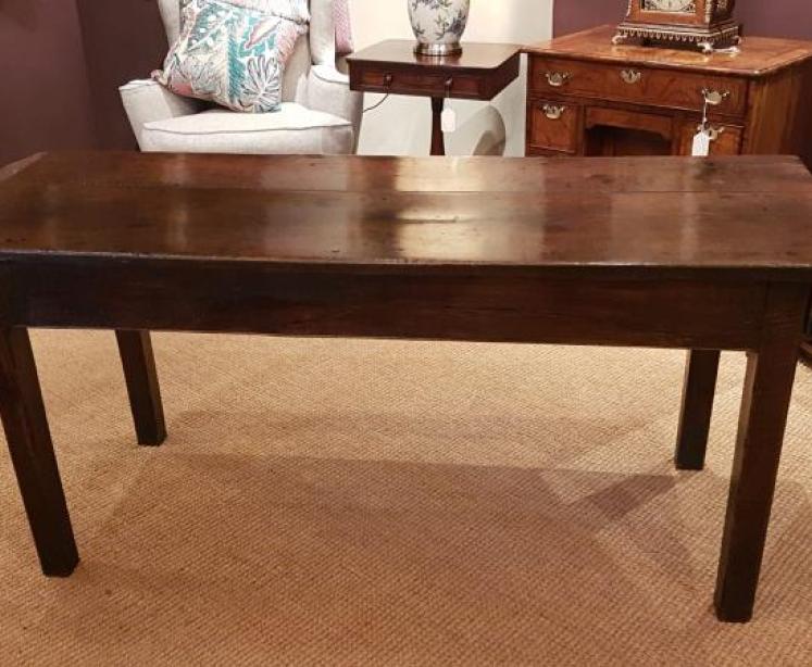 Superb George III Oak 6 Seater Table - Image 2