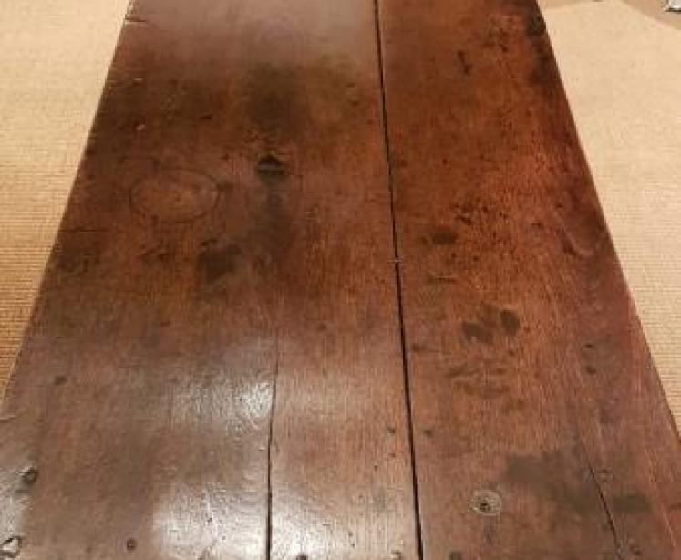 Superb George III Oak 6 Seater Table - Image 3