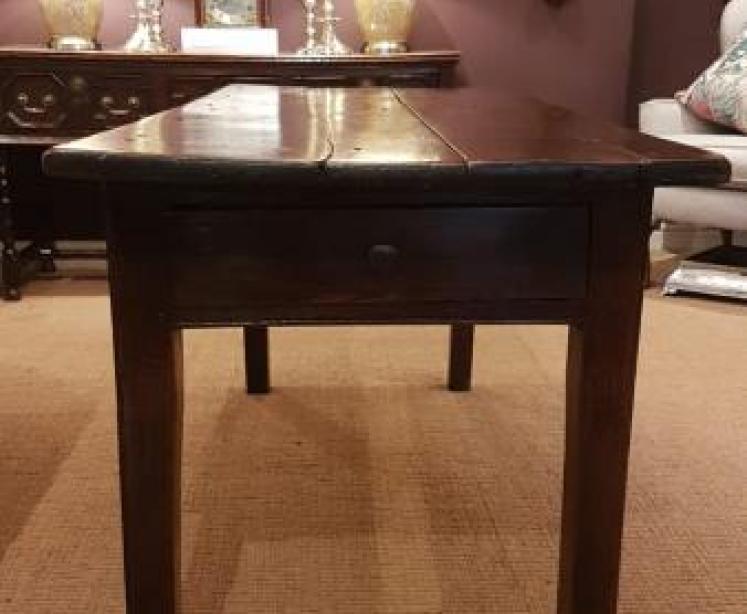 Superb George III Oak 6 Seater Table - Image 6