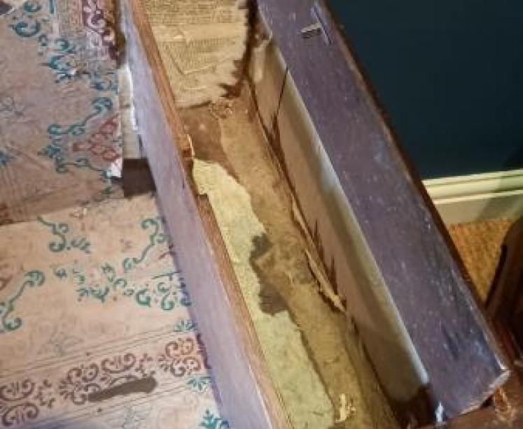 Small Mid 17th Century Period Oak Coffer - Image 6