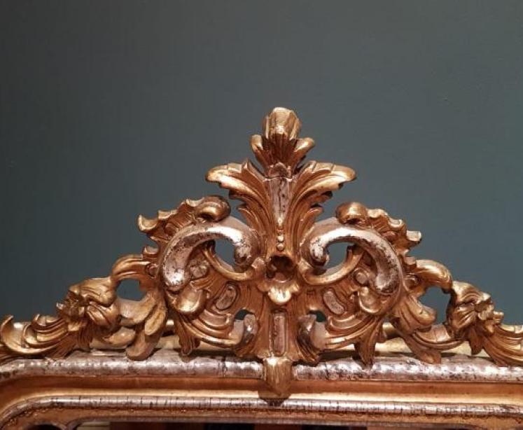 Victorian Timber Gilt Mirror - Image 2