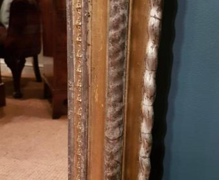 Victorian Timber Gilt Mirror - Image 3