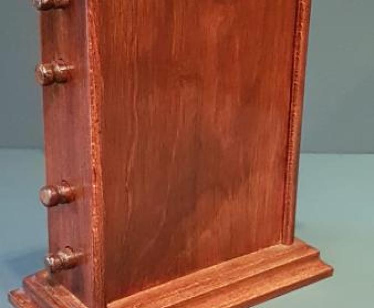 Edwardian Mahogany Perpetual Desk Calendar - Image 6