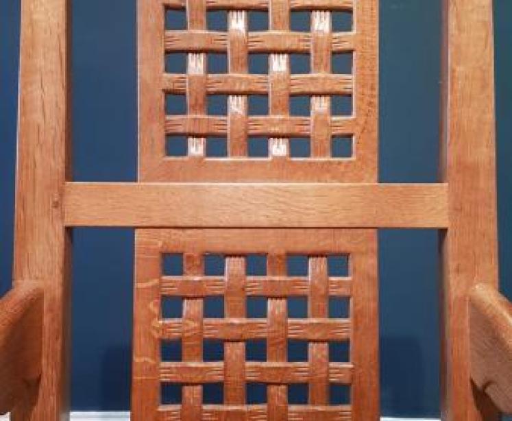 Thompson's of Kilburn Mouseman Rocking Chair  - Image 4