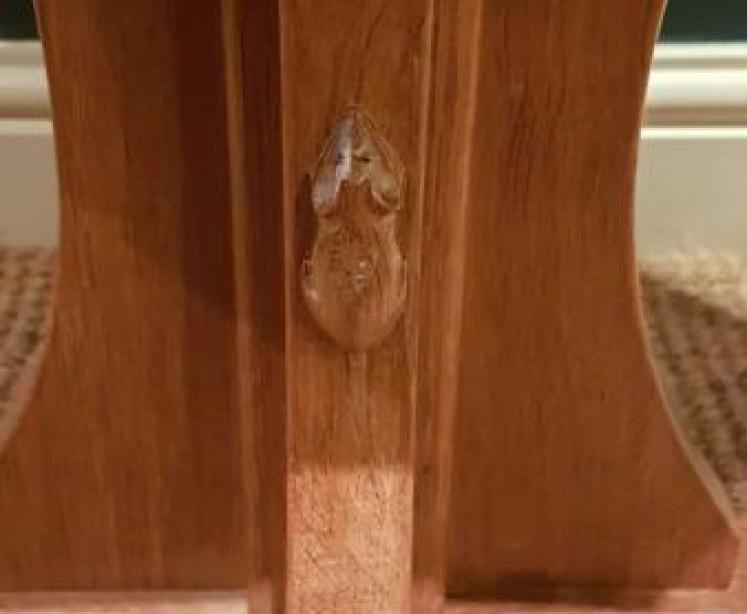 Thompson's of Kilburn Mouseman Octagonal Table  - Image 4