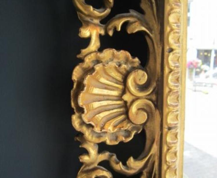 Top Quality Victorian Timber Gilt Wall Mirror - Image 3