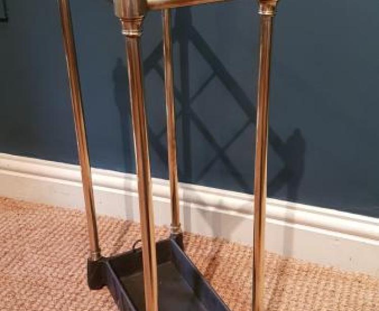 Victorian Brass and Cast Iron Stick Stand - Image 3