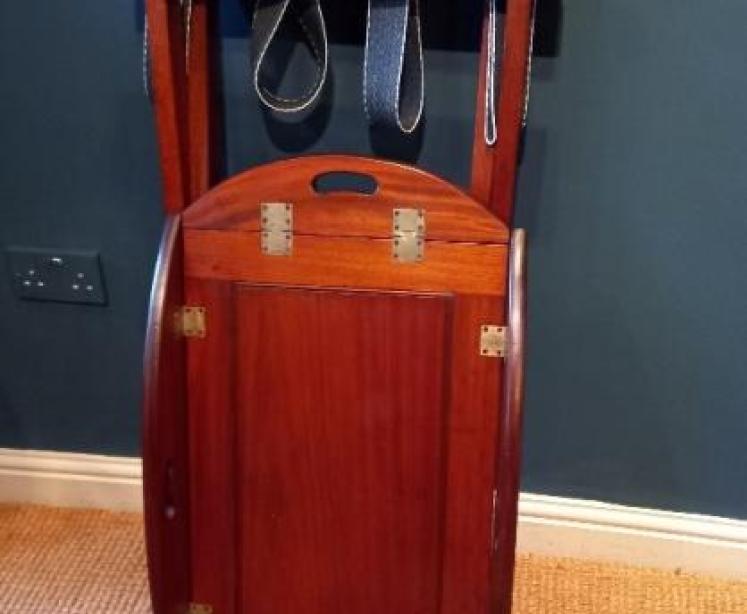 Mid Victorian Mahogany Butler's Tray on Stand - Image 6