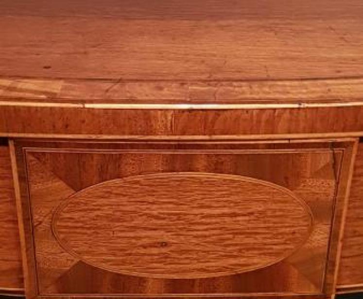 Small George III Period Fiddle Back Mahogany Side Table - Image 4