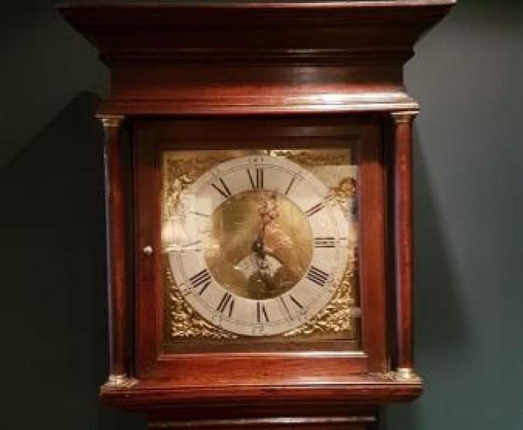 George II Simpson of Oakham Longcase Clock - Image 5