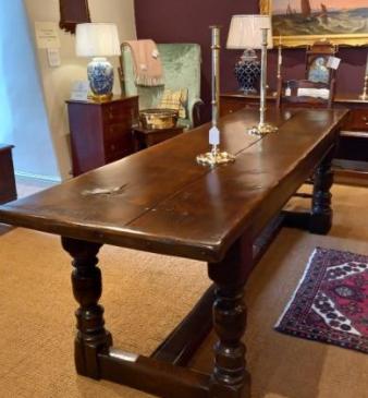 Superb George II Period Oak Refectory Table