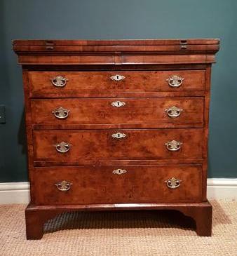 Small George II Walnut Bachelors Chest