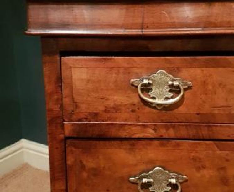 Small George II Walnut Bachelors Chest - Image 6