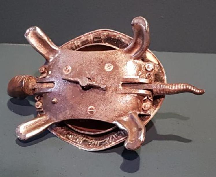 Rare Chester Silver Tortoise Table Bell - Image 5