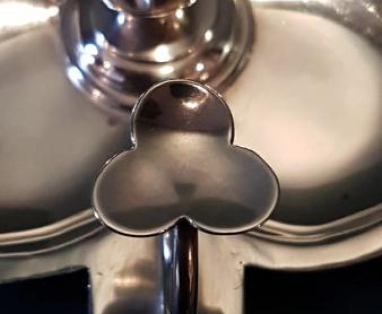 Small Victorian Chester Silver Chamber Stick - Image 4