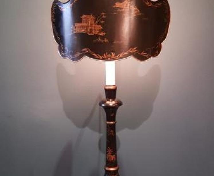 Edwardian Chinoiserie Table Lamp and Diffuser - Image 1