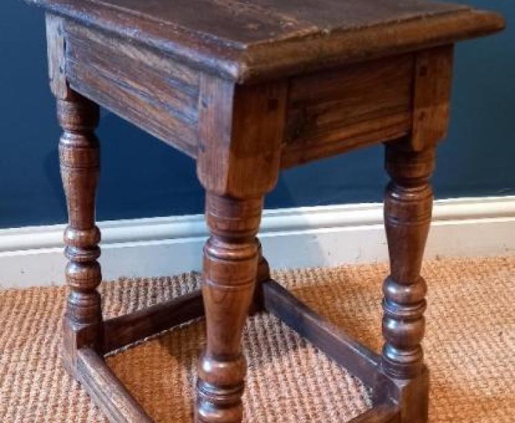 Victorian Oak Joint Stool - Image 4