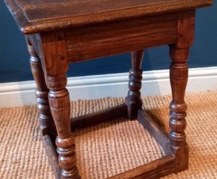 Victorian Oak Joint Stool - Image 5