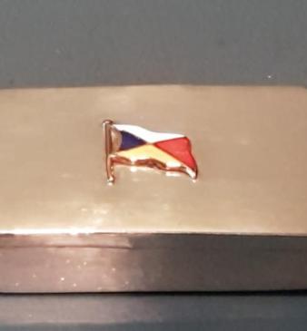 Silver and Enamel Trick Opening Vesta Case