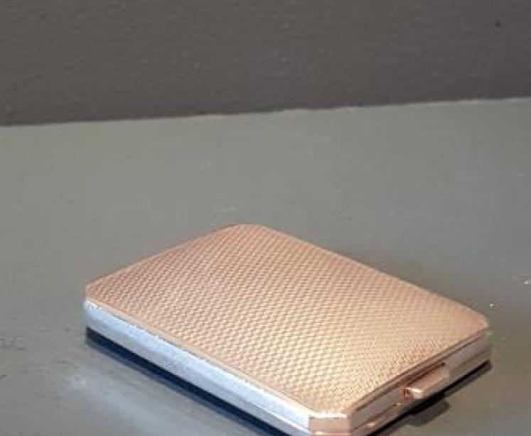 Silver George VI Coronation Match Book Case - Image 1