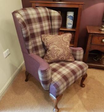 George III Style Wing Back Chair c.1890