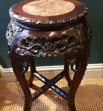 Victorian Oriental Oriental Jardiniere Stand