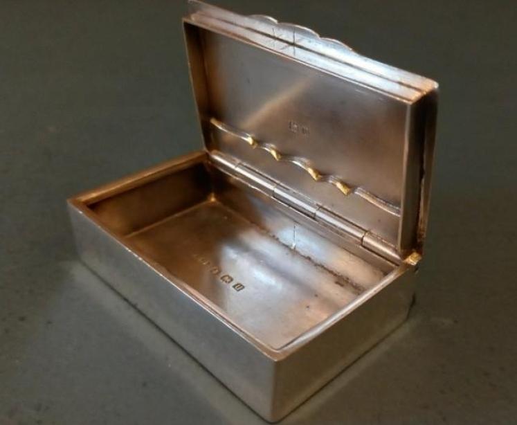George V Period Silver Table Snuff Box - Image 6