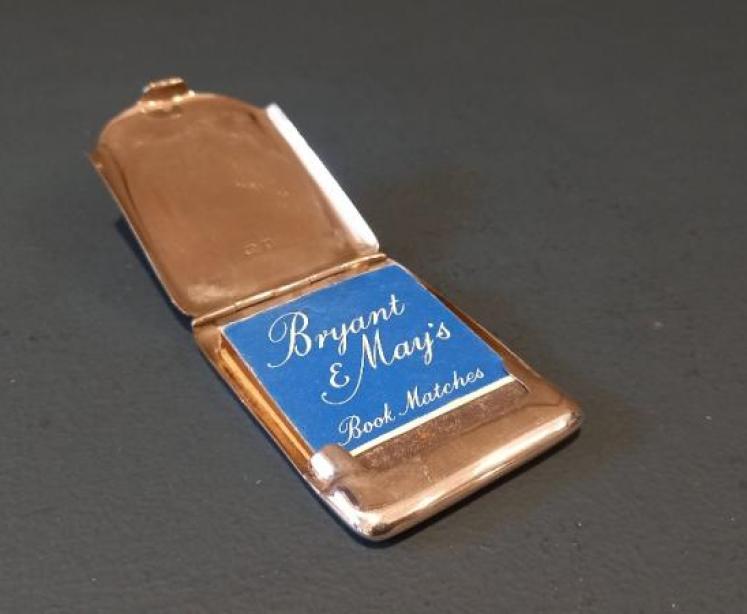 George V Period Silver Match Case Holder - Image 2