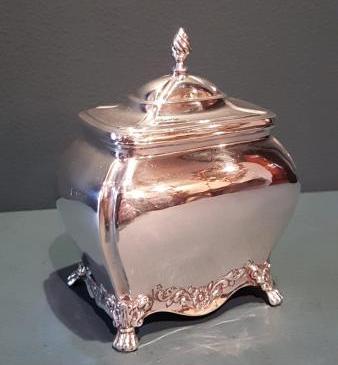 Victorian Chester Silver Tea Caddy
