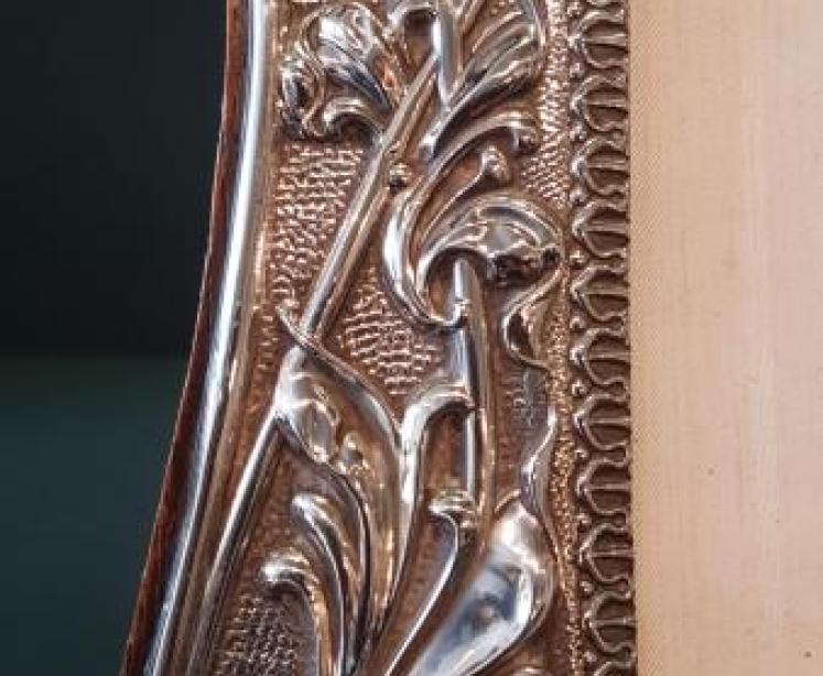 Large Edwardian Silver Photo Frame - Image 2