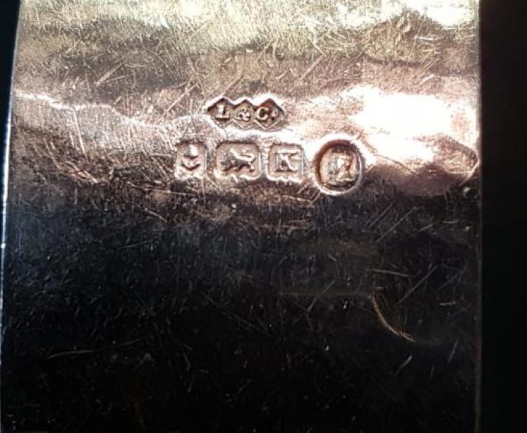 Liberty Planished Silver Agate Napkin Ring - Image 3