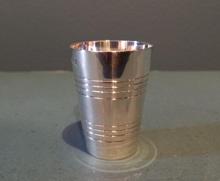 George V Period Silver Shot Beaker - Image 6