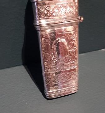 George III Silver Flensing Knife Case and Knives 