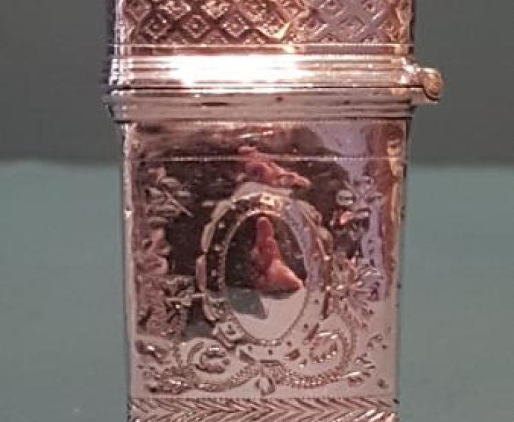 George III Silver Flensing Knife Case and Knives  - Image 5