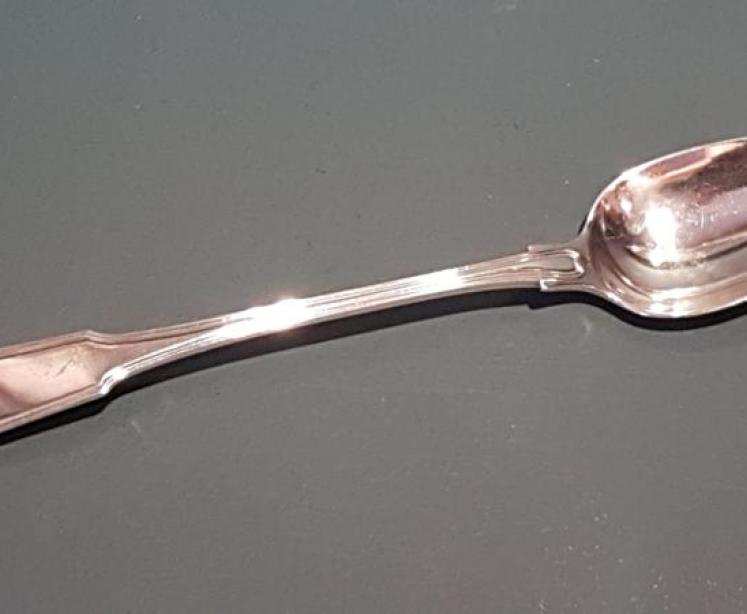 George III Silver Basting Spoon  - Image 1