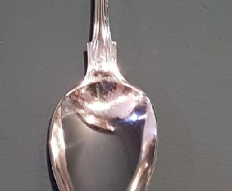 George III Silver Basting Spoon  - Image 3