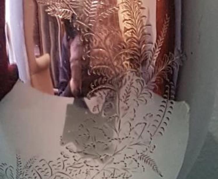 Large Silver Engraved Chalice  - Image 2