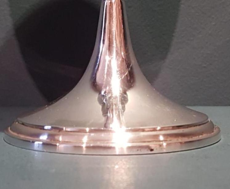 Large Silver Engraved Chalice  - Image 3