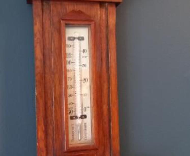 Art Deco Negretti & Zambra Banjo Barometer - Image 3