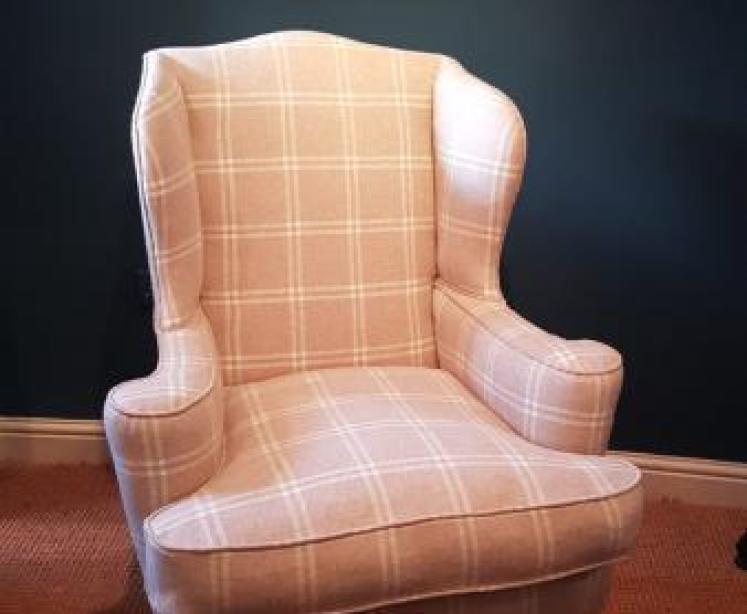 Late Victorian Wing Back Arm Chair - Image 1