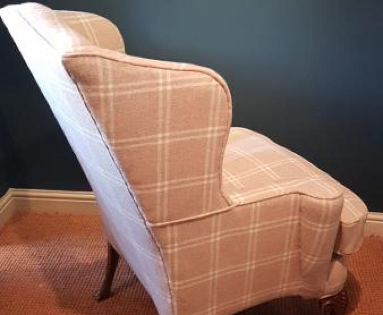 Late Victorian Wing Back Arm Chair - Image 2