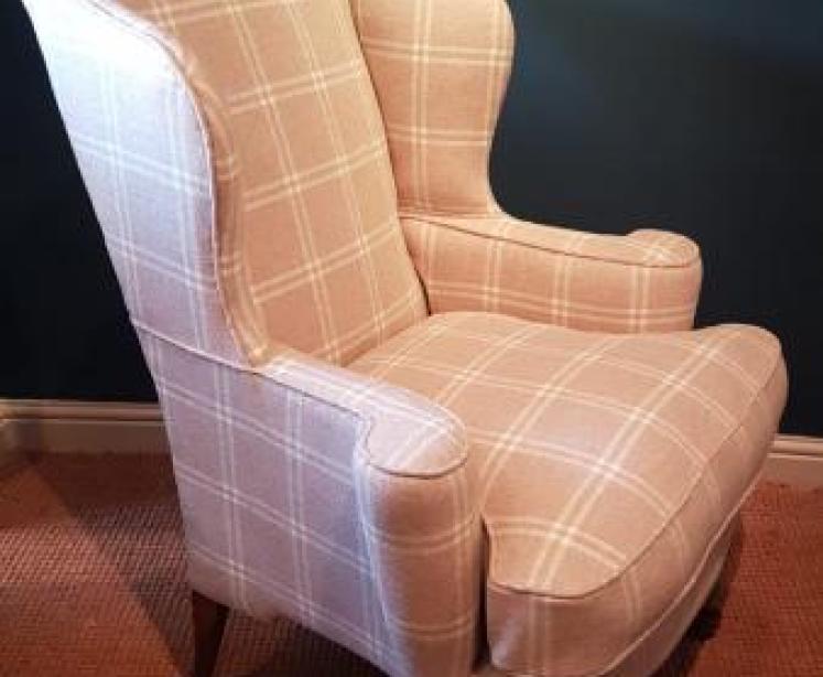 Late Victorian Wing Back Arm Chair - Image 6