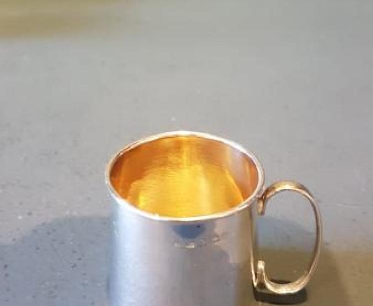 Rare Matching Set of Six Silver Whiskey Tots - Image 7