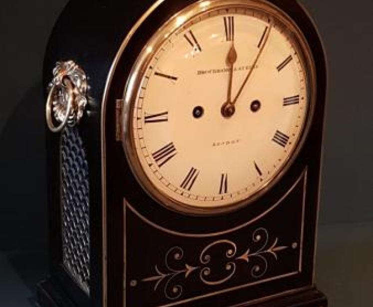 Small Proportioned Regency Double Fusse Bracket Clock - Image 1
