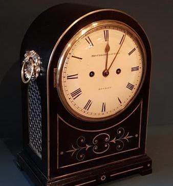 Small Proportioned Regency Double Fusse Bracket Clock