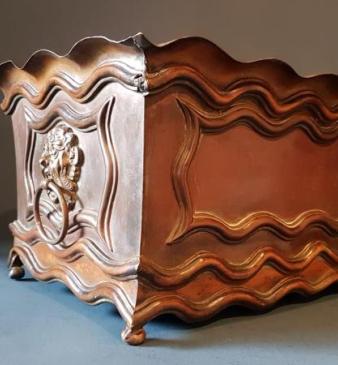 Regency Patinated Brass Planter