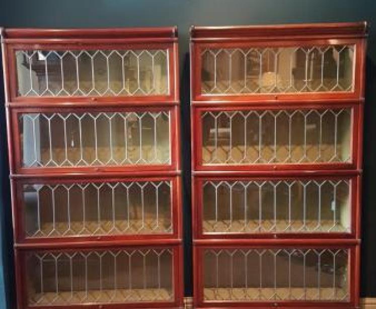 Matching Pair of Globe Wernicke Sectional Bookcases - Image 1