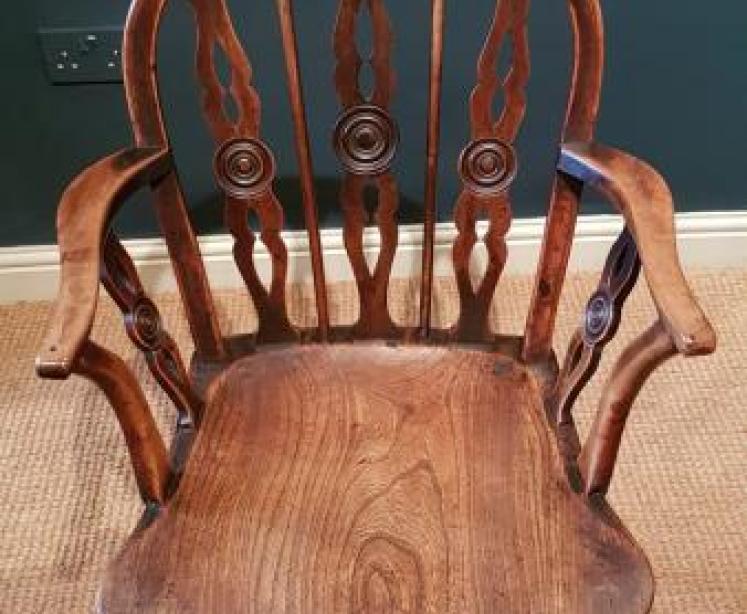 Matching Pair of Prior Windsor Chairs - Image 2