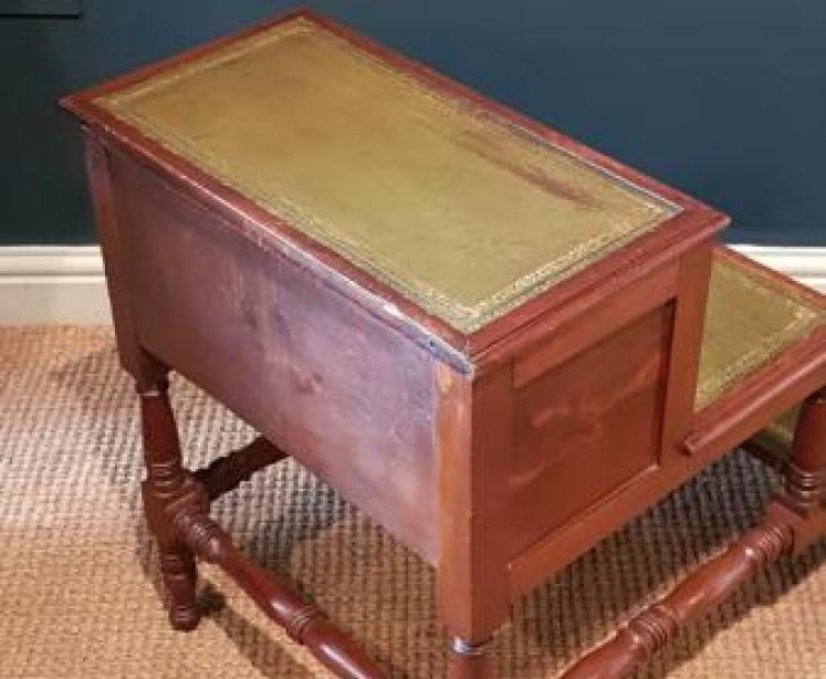 Set of Early Victorian Mahogany Library Steps - Image 5