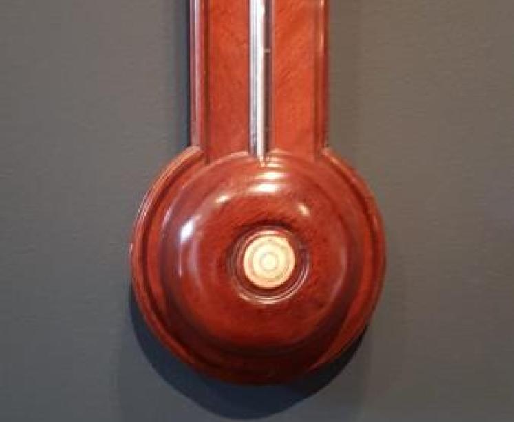 George III Mahogany Stick Barometer - Image 6